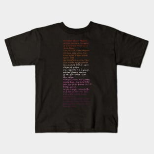 Hymn to Aphrodite: Ancient Greek poem (sunset pride flag) Kids T-Shirt